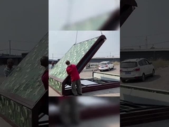 Nhà Container Tam Giác Gấp Gọn Màu Đỏ Thích Hợp Cho Các Hoạt Động Cắm Trại Và Ngoài Trời