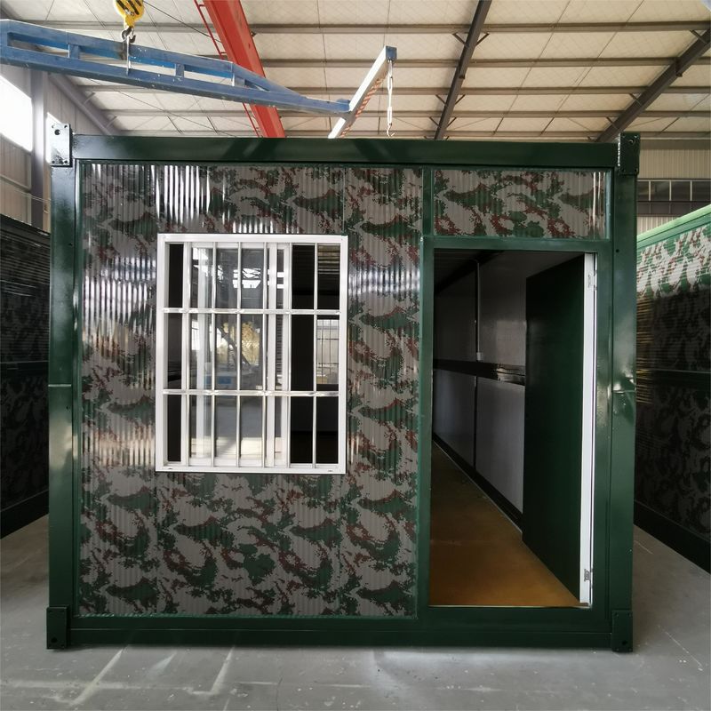 Thép mạ kẽm chống ăn mòn Nhà mô-đun di động Tòa nhà văn phòng