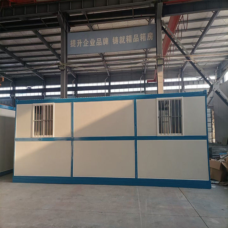 Công trường xây dựng di động bằng thép mạ kẽm OEM Văn phòng có phòng tắm Canblue Border