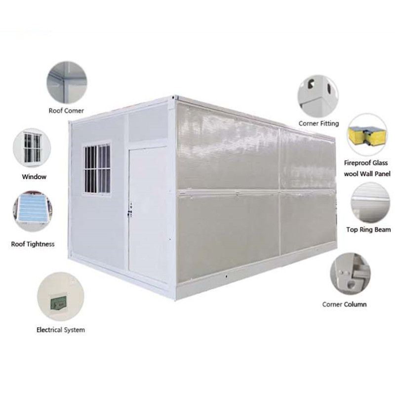 Trang web Văn phòng Nhà mô-đun di động Container Thép mạ kẽm Cabin di động tiền chế OEM