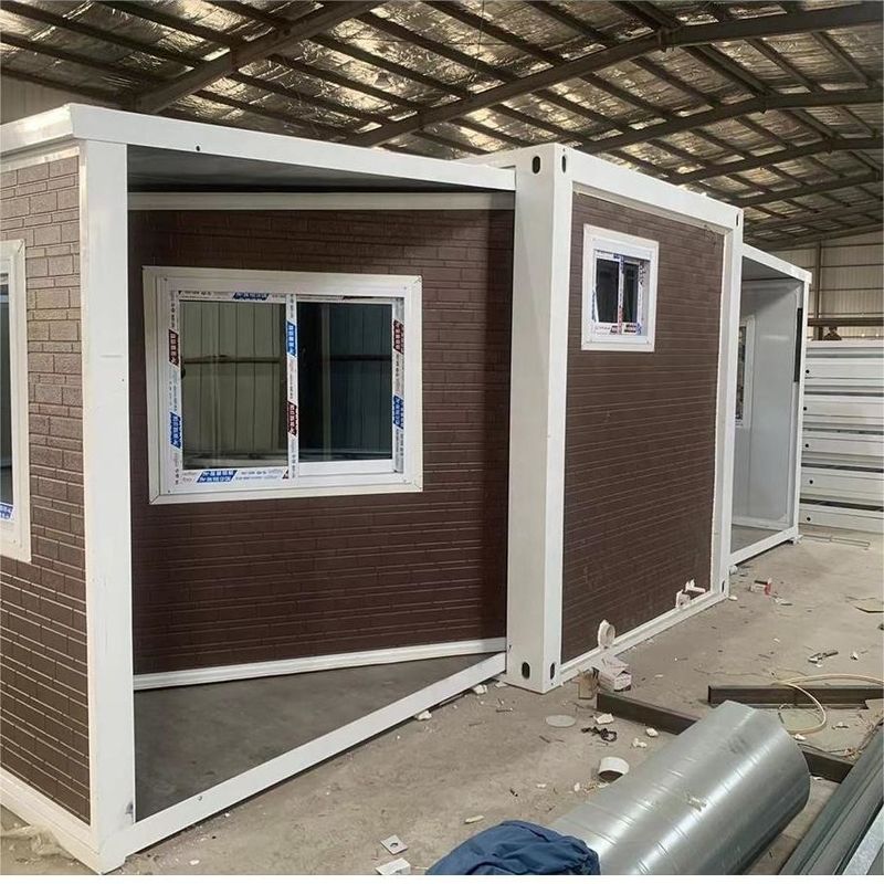Brande 20/40Ft Container Nhà Prefab có thể mở rộng 5 Phòng ngủ nhà container di động nhà container lưu trữ