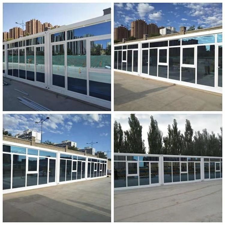 Glass Core Prefab Nhà chứa gấp có thể mở rộng cho cuộc sống hiện đại Vận chuyển