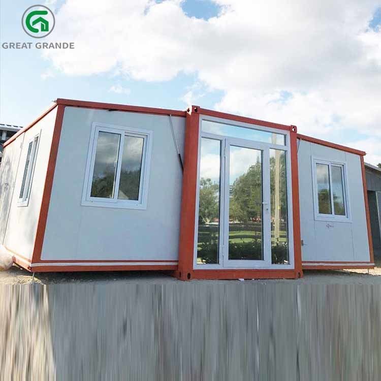 Nhà container có thể mở rộng Nhà container vận chuyển có thể mở rộng đúc sẵn Nhà container Nhà làm sẵn Container lưu trữ