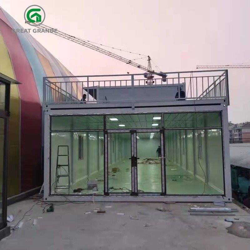 Nhà lắp ghép Eps di động sang trọng hai tầng Nhà container cho khu dân cư