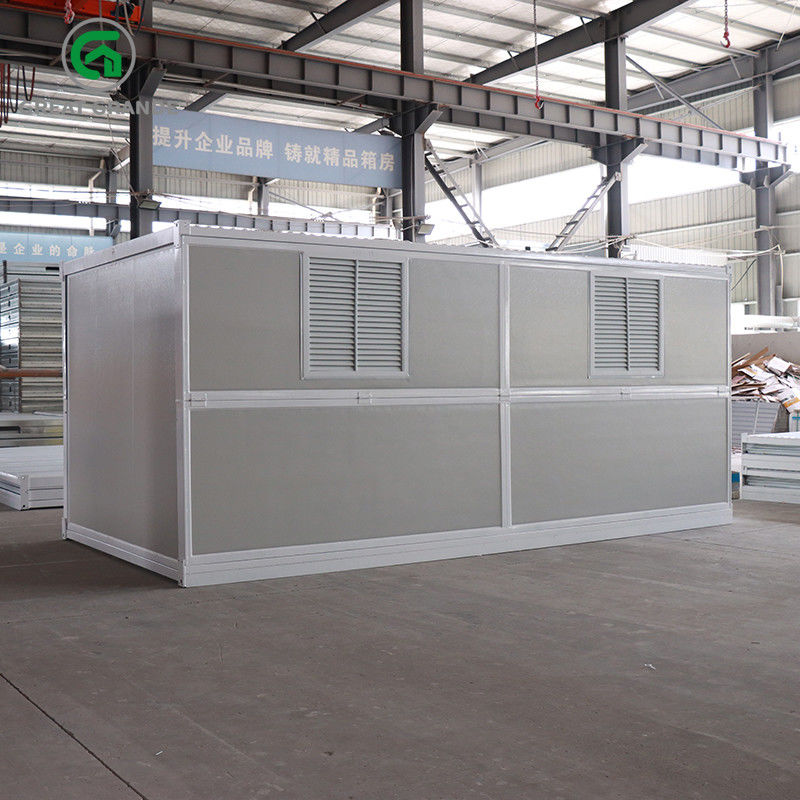 Tường một mặt Cửa đôi Cửa nhà gấp Prefab Khung tích hợp Lớp phủ bảo vệ