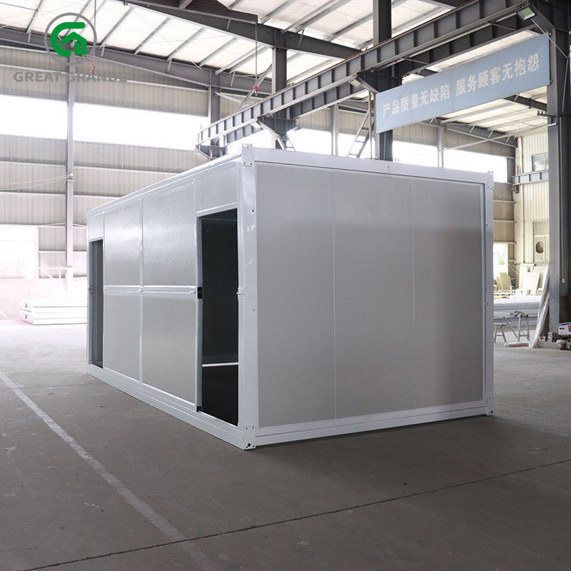 Tường một mặt Cửa đôi Cửa nhà gấp Prefab Khung tích hợp Lớp phủ bảo vệ