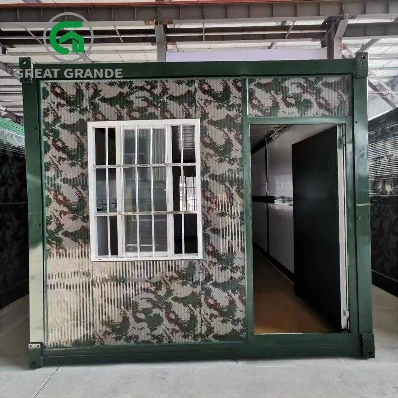 Thép mạ kẽm chống ăn mòn Nhà mô-đun di động Tòa nhà văn phòng