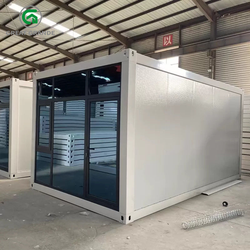 Glass Core Prefab Nhà chứa gấp có thể mở rộng cho cuộc sống hiện đại Vận chuyển