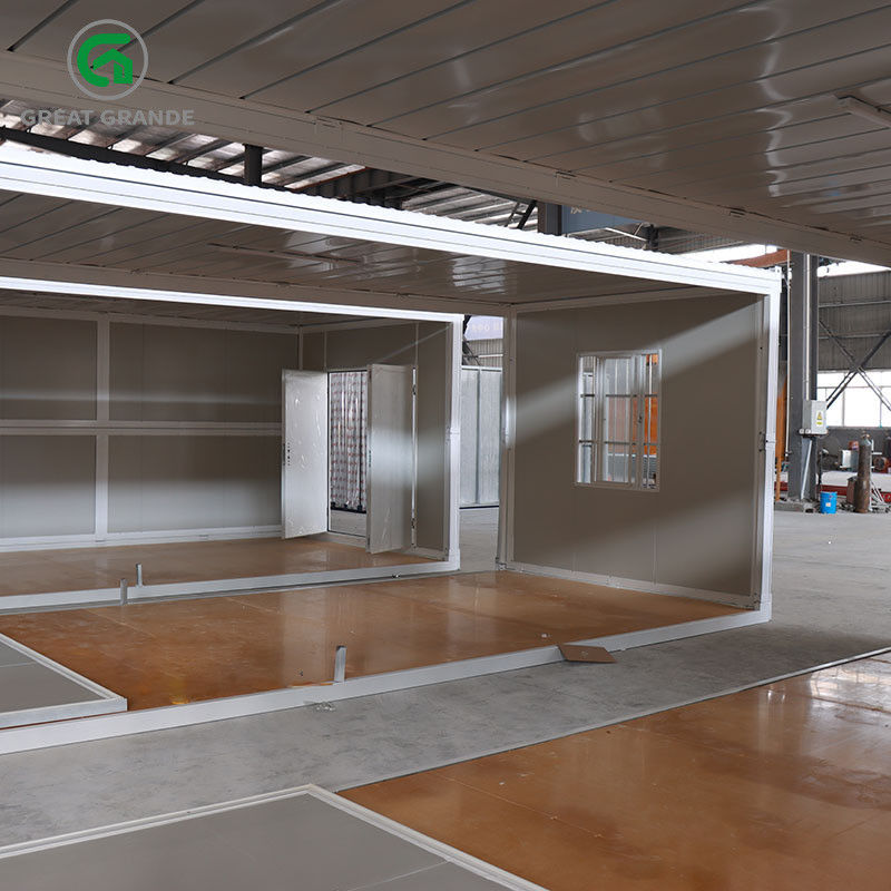 Chống trộm Cửa sổ Cửa sổ Container gấp di động Nhà chống cháy hạng A