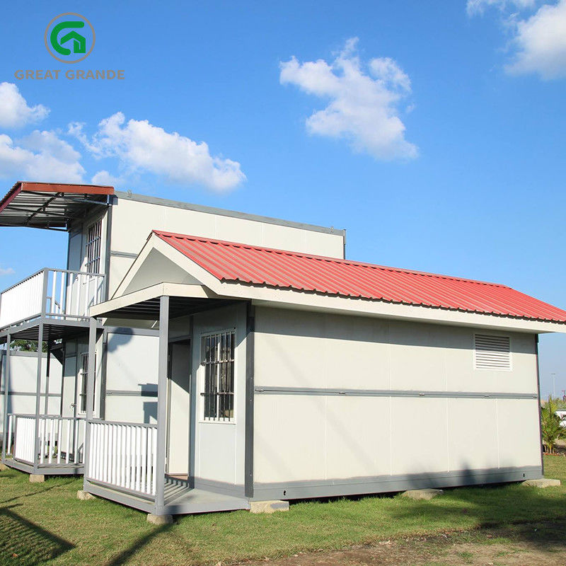 Nhà container gấp Prefab cho văn phòng tạm thời và chỗ ở trên công trường