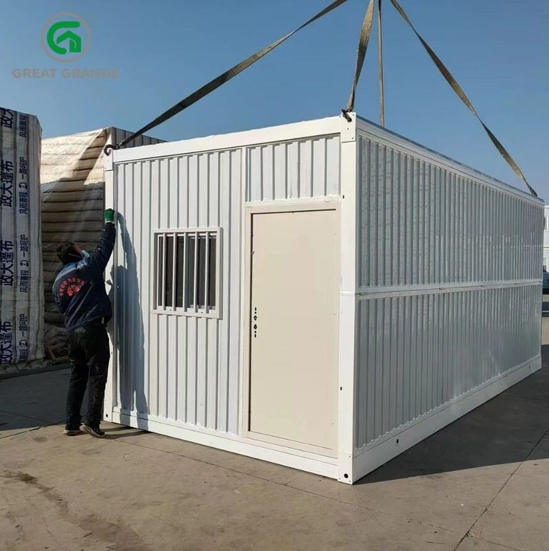 Bức tường lợp Prefab Lớp chứa Nhà cách nhiệt Lông đá Địa điểm ký túc xá
