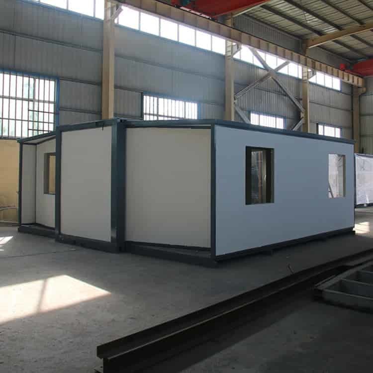 ODM Động thái mở rộng nhà tiền chế hiệu quả trên cùng 2.46 ~ 2.59m Độ cao trong nhà