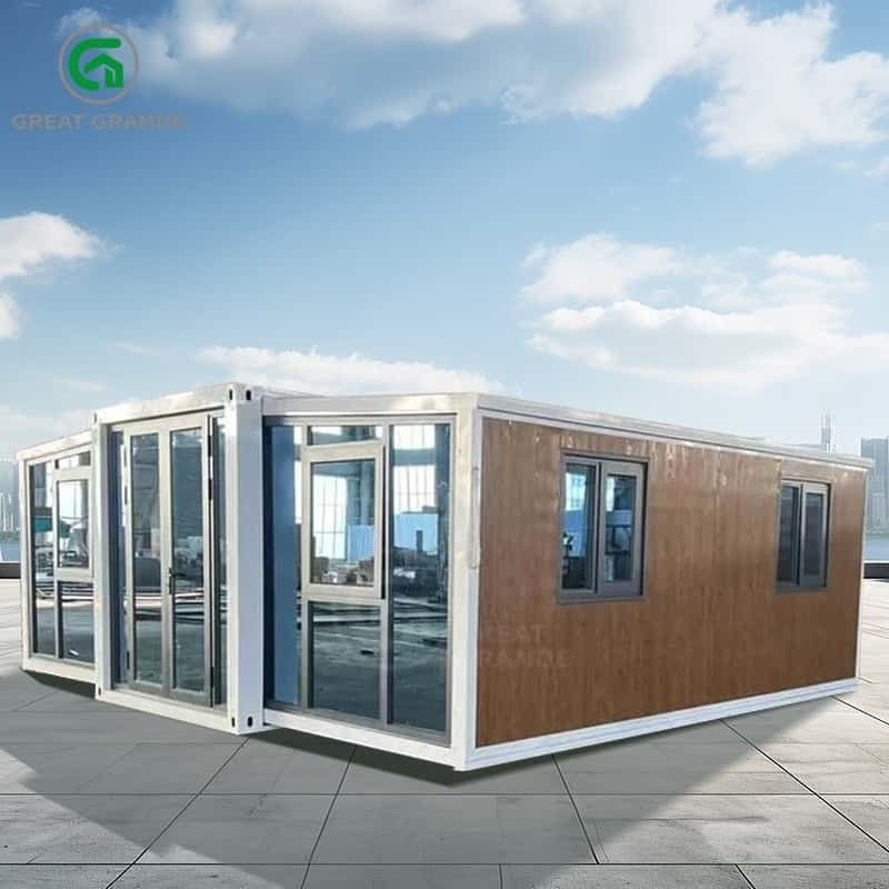 20FT Thùng chứa vận chuyển mở rộng Nhà sản xuất tấm tổng hợp cho tường cách nhiệt và cách âm