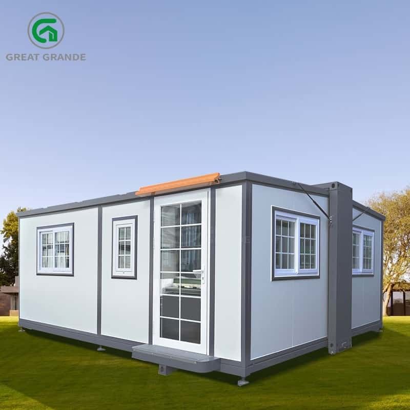 20FT Nhà có thể mở rộng Nhà sản xuất thùng chứa Dễ dàng di chuyển Ba trong một nhiều màu sắc