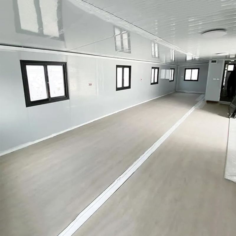 20FT Nhà cầm tay Prefab Nhà sản xuất nhà máy Prefab EPS tấm sandwich sàn da