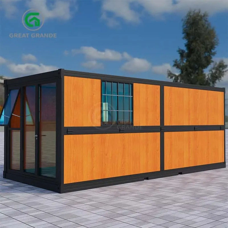 20ft Gập nhà di động Nhà sản xuất Gập giường giường gỗ tấm ngũ cốc Rock Wool Board