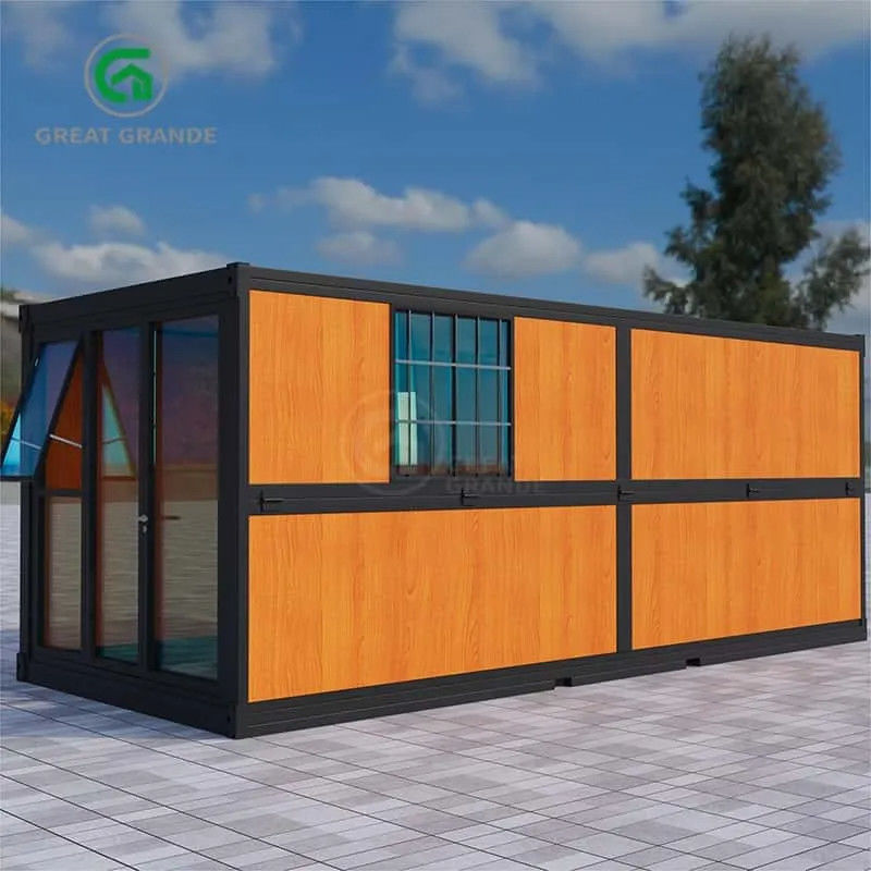 20ft Gập nhà di động Nhà sản xuất Gập giường giường gỗ tấm ngũ cốc Rock Wool Board