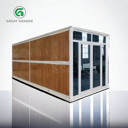 Nhà chứa gấp 20ft Nhà sản xuất ống vuông Thép kẽm Lắp đặt nhanh