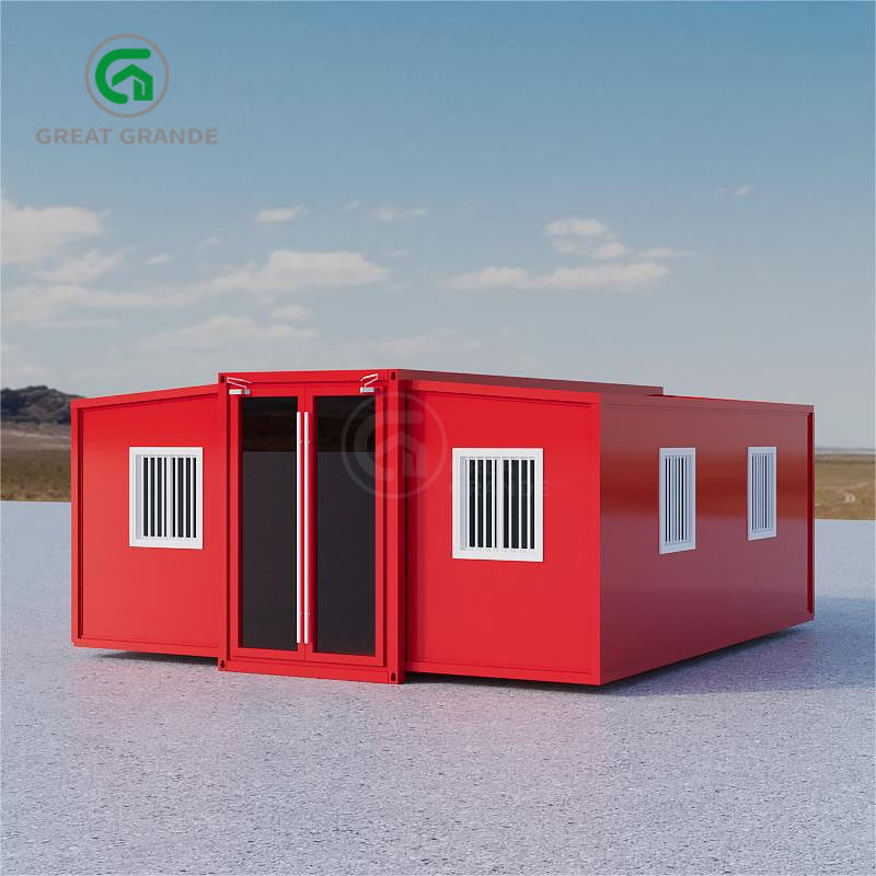 Dễ lắp đặt Nhà Prefab có thể mở rộng với sàn gỗ dán treo và tắm