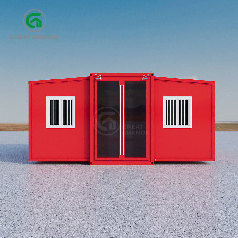 Dễ lắp đặt Nhà Prefab có thể mở rộng với sàn gỗ dán treo và tắm