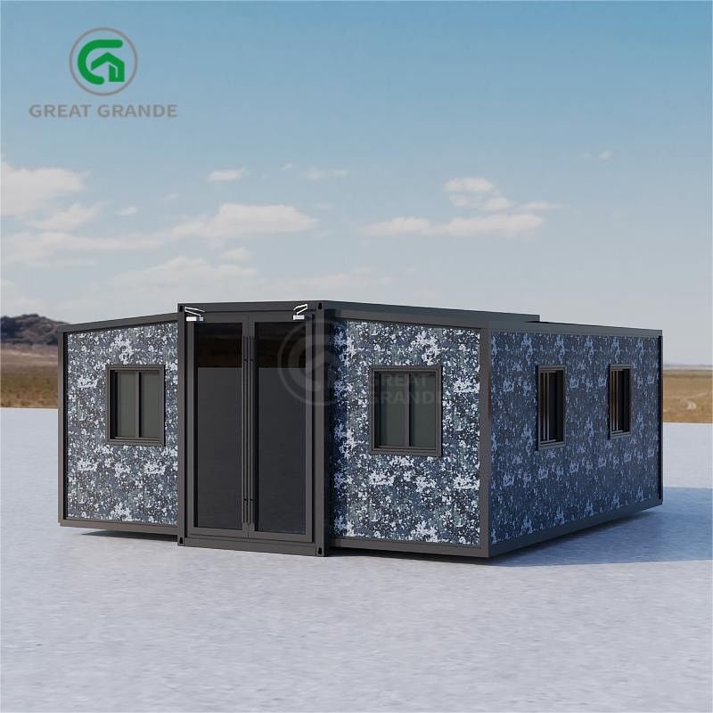 1.0 KN/M2 Load Customized Expandable Container Houses Thường có tầng tiếp cận cao với khung thép kẽm