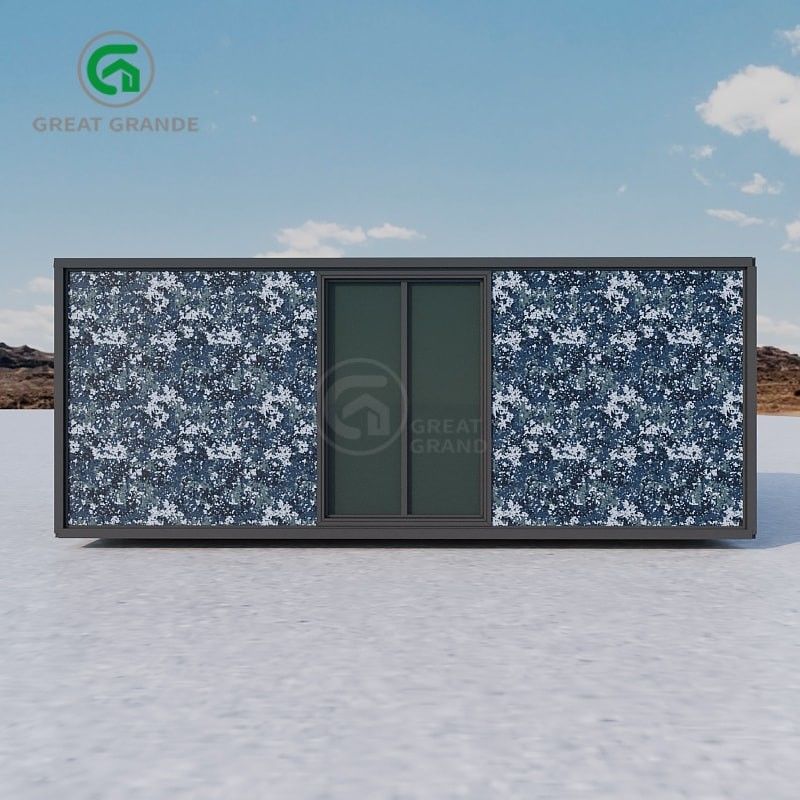 1.0 KN/M2 Load Customized Expandable Container Houses Thường có tầng tiếp cận cao với khung thép kẽm