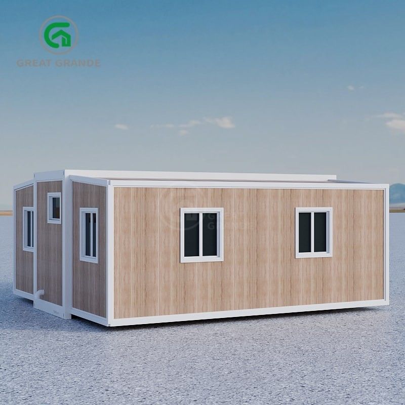 Thép nhựa nhựa Prefabricated nhà có màu bên ngoài tùy chỉnh