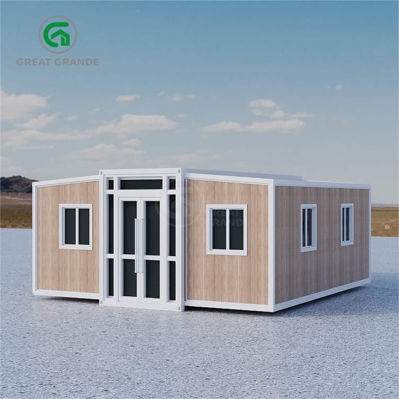 Thép nhựa nhựa Prefabricated nhà có màu bên ngoài tùy chỉnh