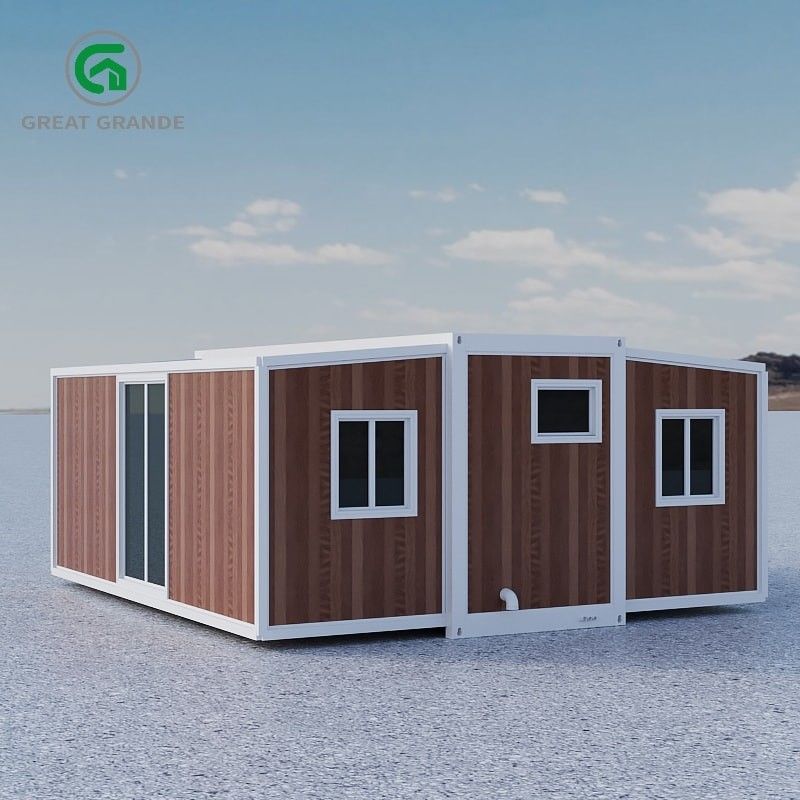 Nhà tiền chế có thể mở rộng hiện đại 2.0kN / m2 Cửa sổ trượt hợp kim nhôm chịu tải trực tiếp trên mặt đất