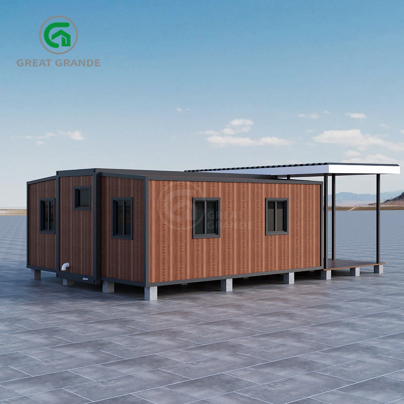 Nhà Prefab có thể mở rộng chống thời tiết Giá trị R 2.95K.m/W Dễ dàng vận chuyển