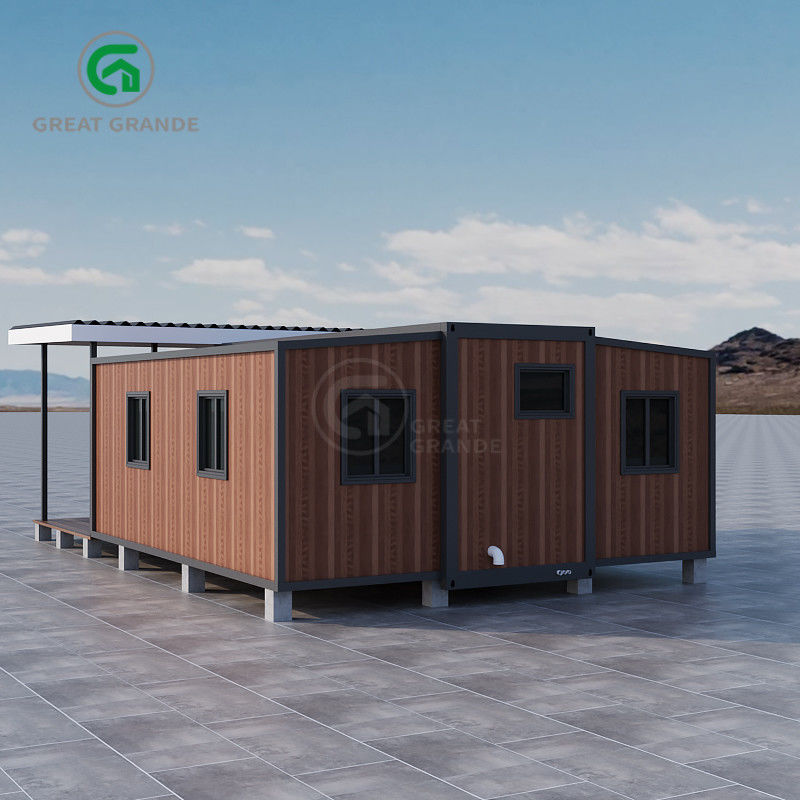 Nhà Prefab có thể mở rộng chống thời tiết Giá trị R 2.95K.m/W Dễ dàng vận chuyển