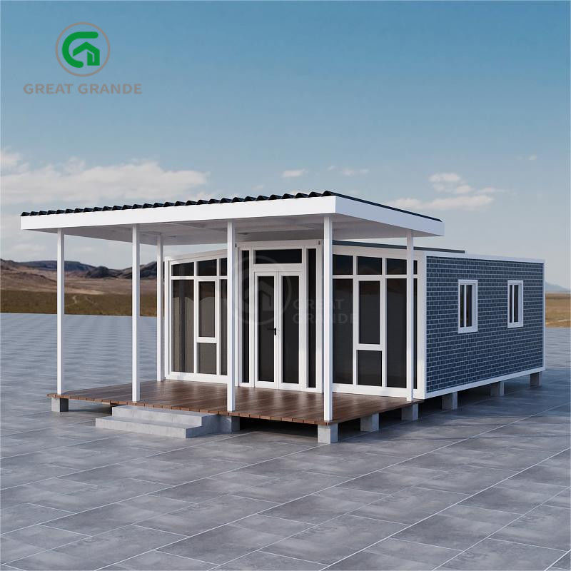 Trọng lượng tuyết 1.0 KN / m2 Nhà Prefab có thể mở rộng bền chống thời tiết cho nhà tạm thời hoặc vĩnh viễn
