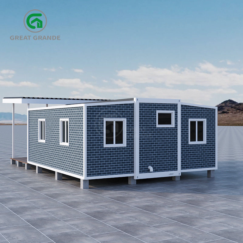 Trọng lượng tuyết 1.0 KN / m2 Nhà Prefab có thể mở rộng bền chống thời tiết cho nhà tạm thời hoặc vĩnh viễn