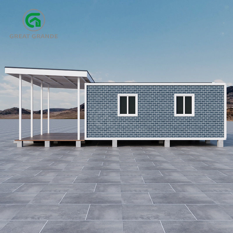 Trọng lượng tuyết 1.0 KN / m2 Nhà Prefab có thể mở rộng bền chống thời tiết cho nhà tạm thời hoặc vĩnh viễn