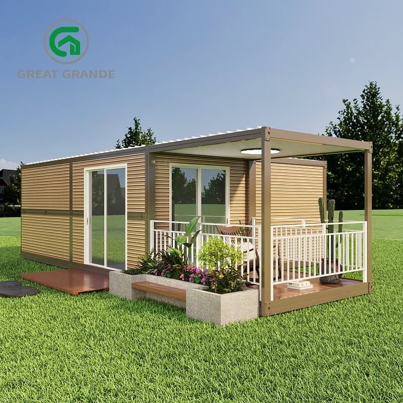 Năng lượng- Tính năng cho thùng chứa gấp Nhà đáp ứng các tiêu chuẩn quốc tế nghiêm ngặt Cửa được cài đặt sẵn