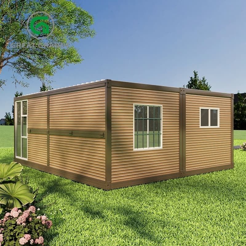 Năng lượng- Tính năng cho thùng chứa gấp Nhà đáp ứng các tiêu chuẩn quốc tế nghiêm ngặt Cửa được cài đặt sẵn