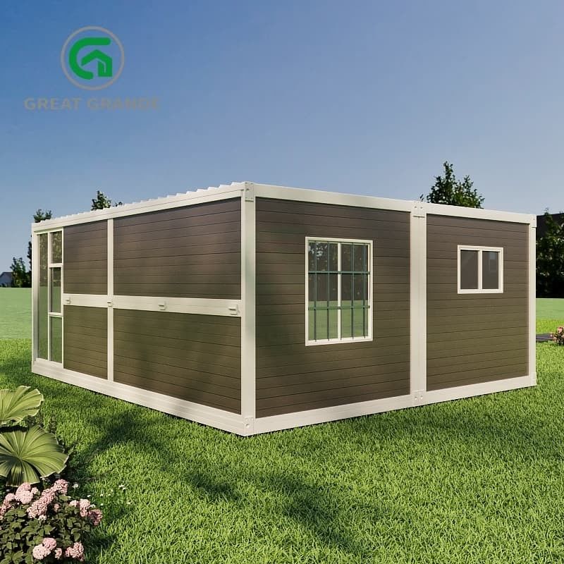 Sản xuất đơn giản hóa Chất chứa gấp Nhà cài đặt sẵn Tính năng lắp ráp nhanh để lắp đặt