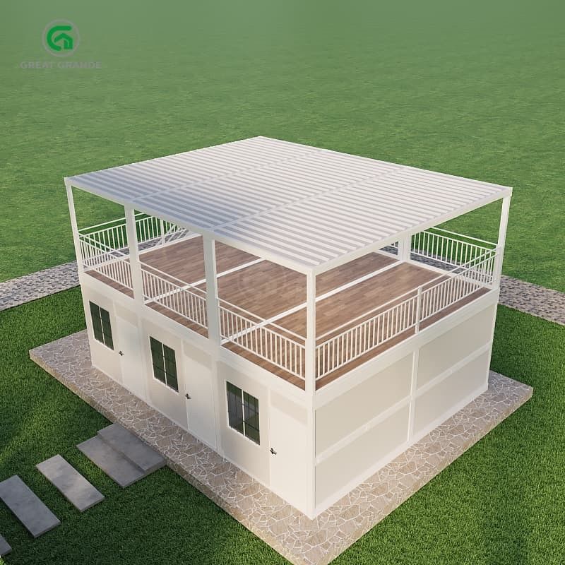 Chất chứa gấp khung thép bền cho nhà Giải pháp đa năng cho các nơi trú ẩn cứu trợ thảm họa 2.0 KN / m2 Áp suất sàn