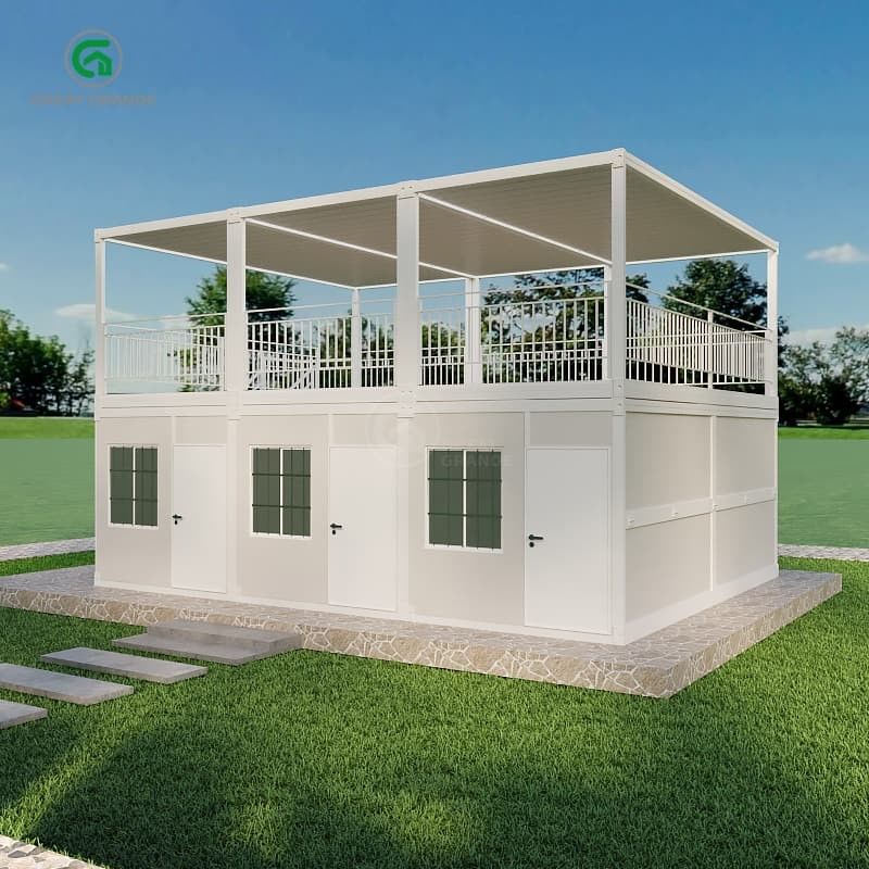 Chất chứa gấp khung thép bền cho nhà Giải pháp đa năng cho các nơi trú ẩn cứu trợ thảm họa 2.0 KN / m2 Áp suất sàn