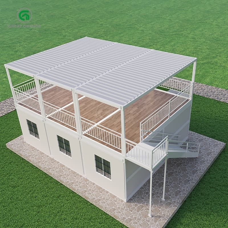 Chất chứa gấp khung thép bền cho nhà Giải pháp đa năng cho các nơi trú ẩn cứu trợ thảm họa 2.0 KN / m2 Áp suất sàn
