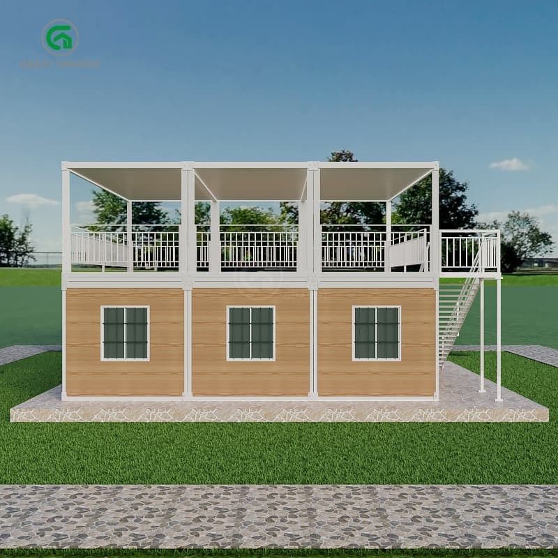 Áp suất sàn 2.0 KN / m2 Nhà container di động với ngoại thất và tự do thiết kế tùy chỉnh