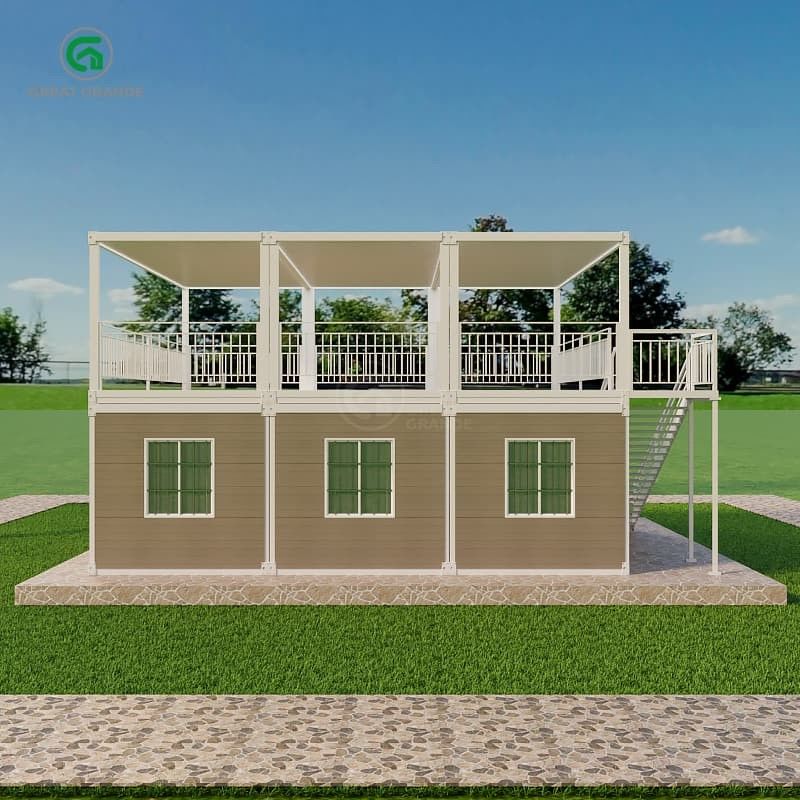 Áp suất sàn 2.0 KN / m2 Nhà container di động với tự do thiết kế bên ngoài có thể tùy chỉnh
