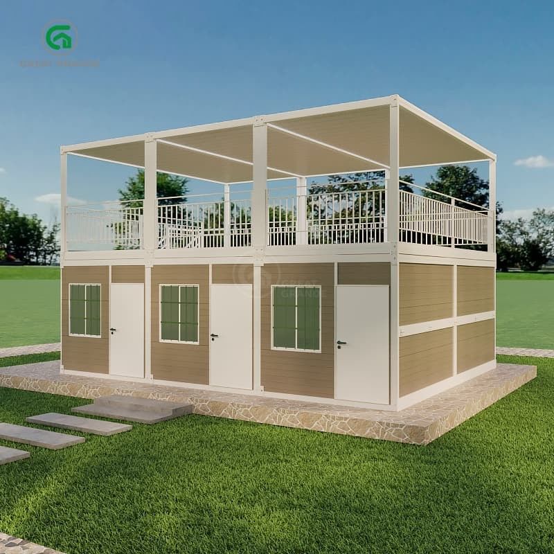 Áp suất sàn 2.0 KN / m2 Nhà container di động với tự do thiết kế bên ngoài có thể tùy chỉnh